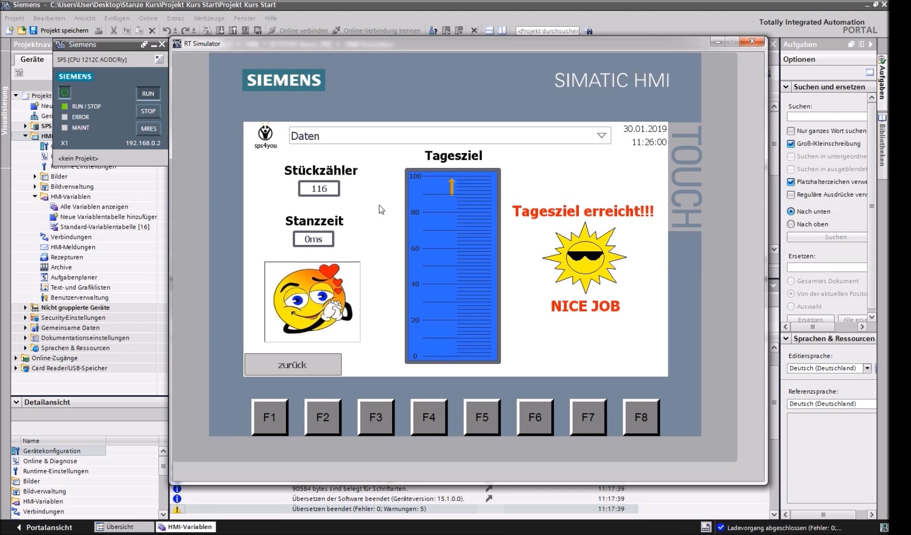SPS Online Kurs - TIA Portal & mehr. Werde SPS-Profi mit diesem Lehrgang.